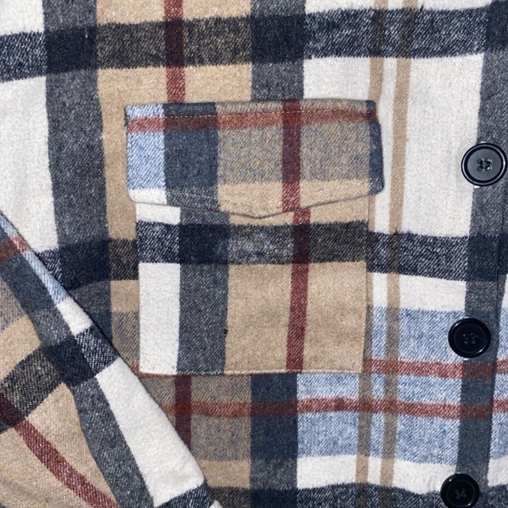 SHEIN plaid curvy flannel shirt - Picture 5 of 6